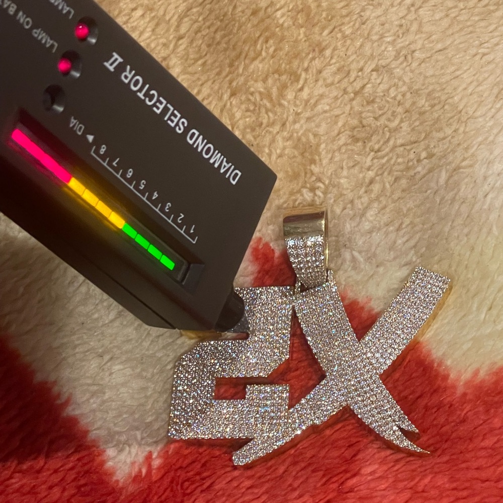 Moissiante diamond pendant